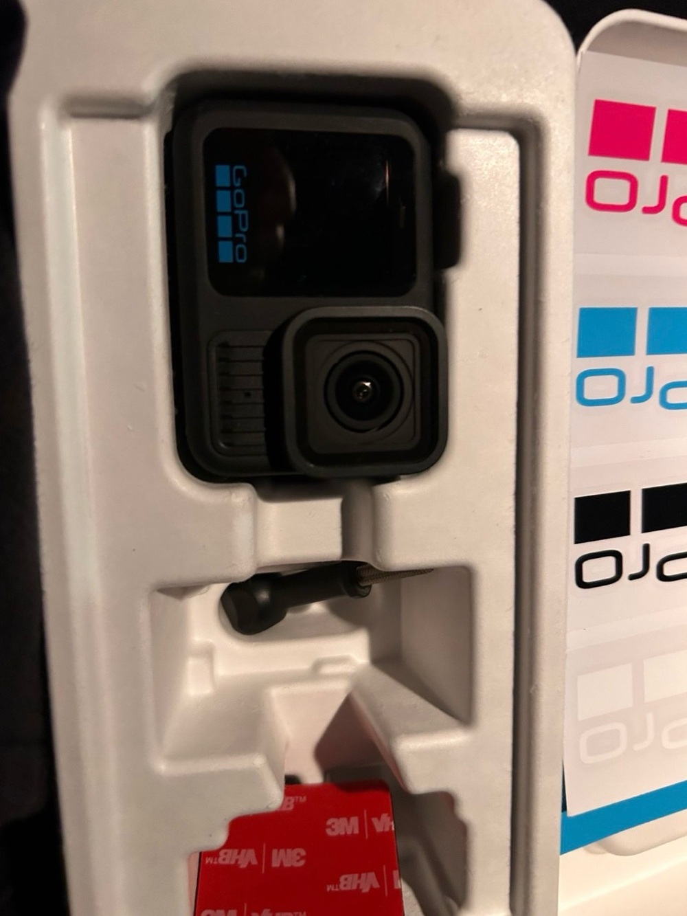 GoPro Black Action Camera with Blue Logo